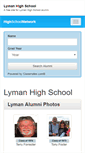 Mobile Screenshot of lymanhighschool.net